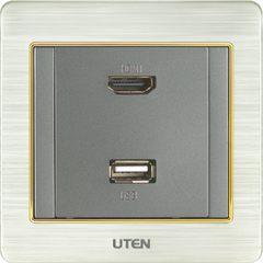 BỘ Ổ CẮM USB VÀ HDMI UTEN V6.0-HDMIUSB