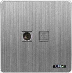 Bộ ổ cắm tivi, điện thoại UTEN S300G-TVTEL